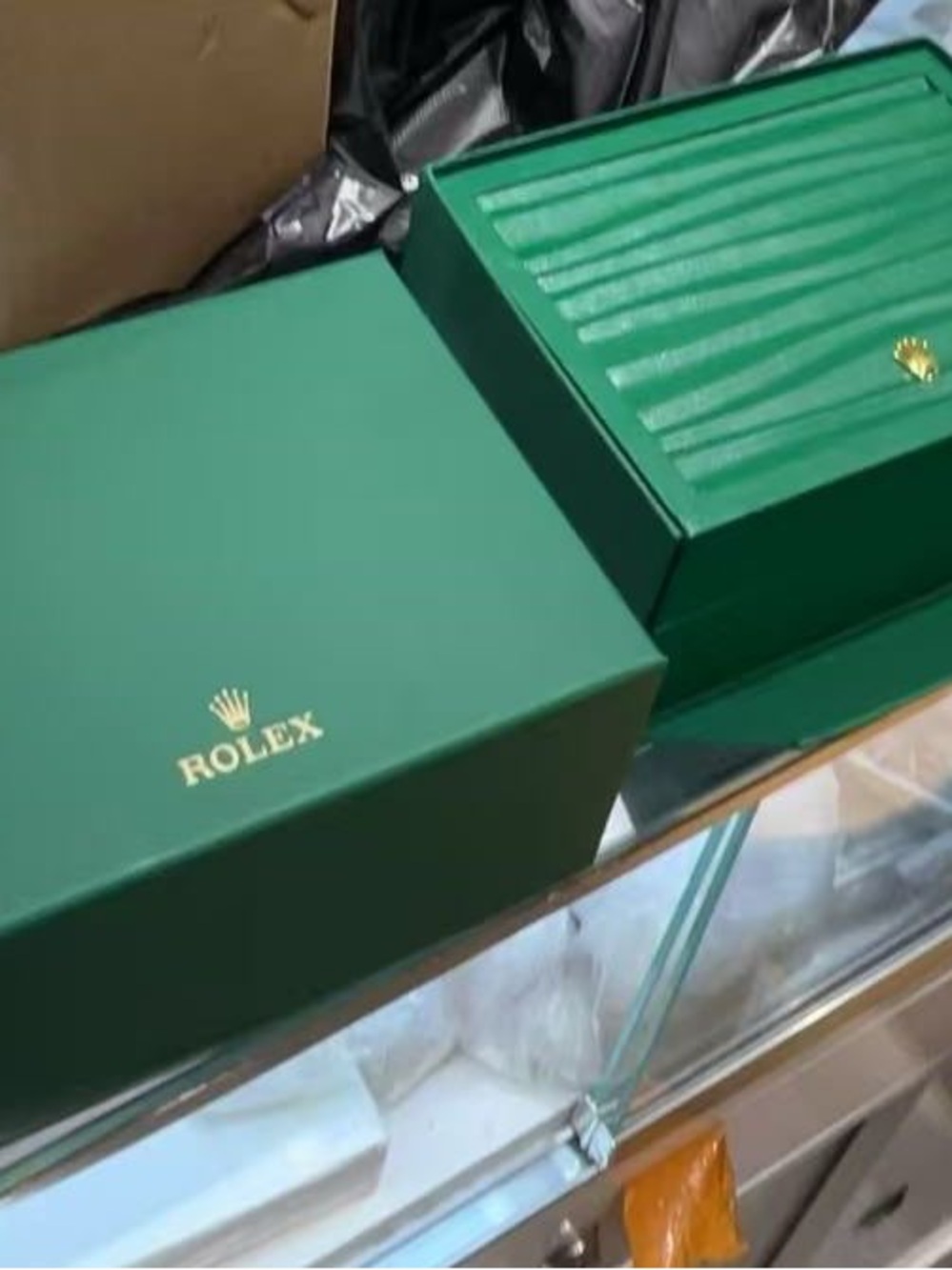 Rolex Green Replacement Box new version - Picture 2 of 6